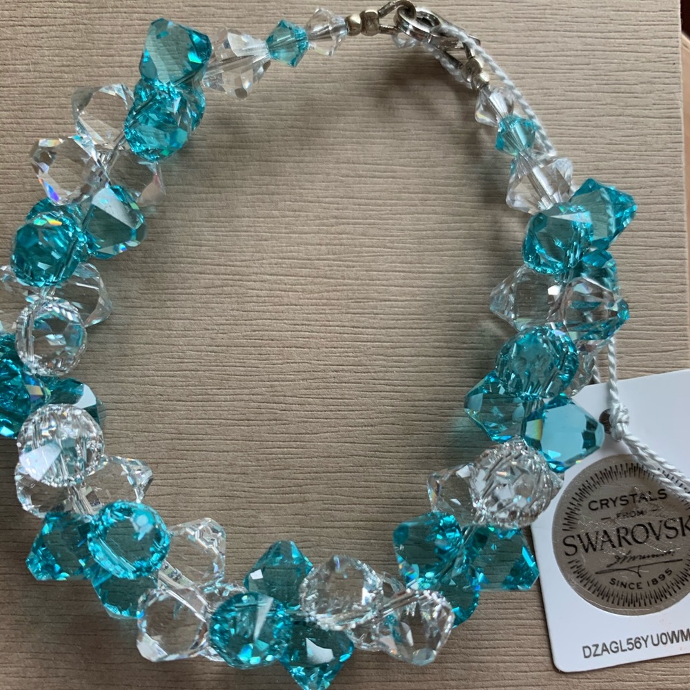 Swarovski® Crystals & Silver Bracelet (NEW)
